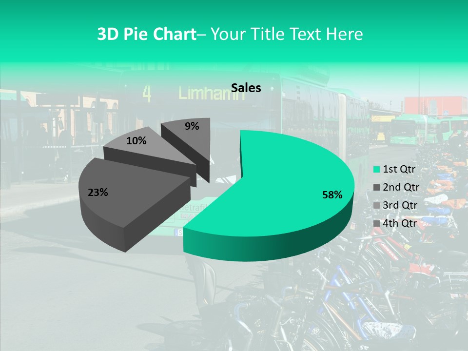 Transit Green Local PowerPoint Template