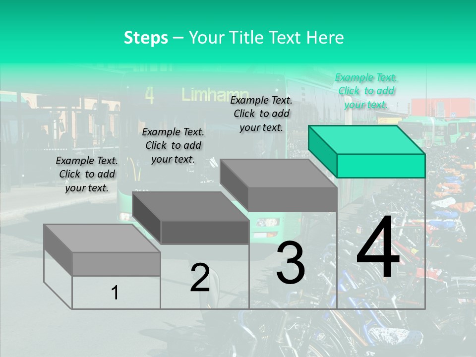 Transit Green Local PowerPoint Template