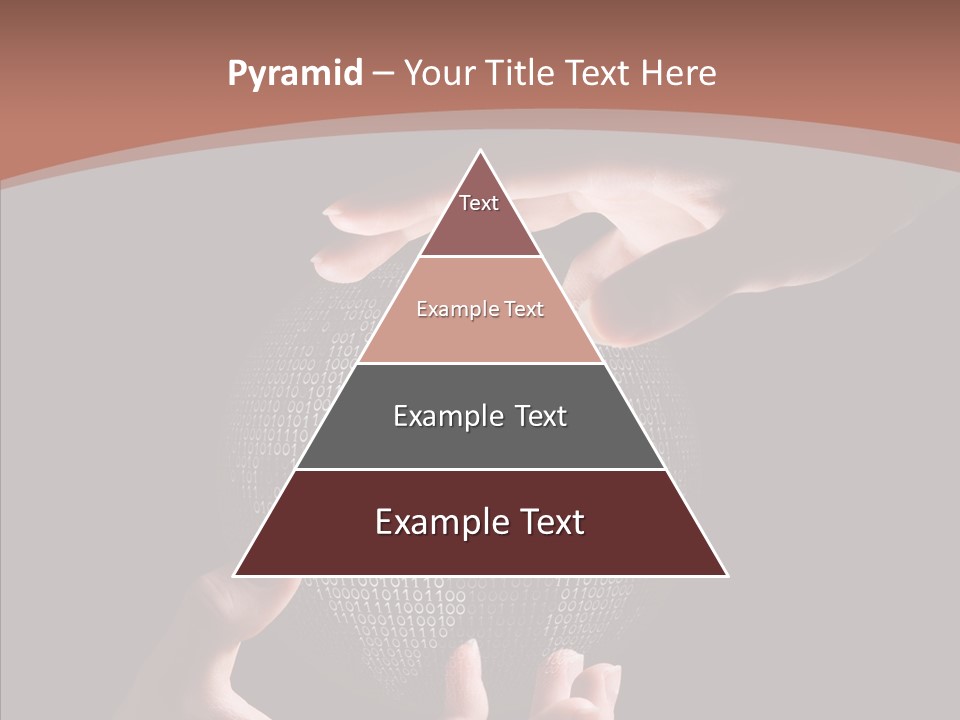 Glow Fingers Unite PowerPoint Template