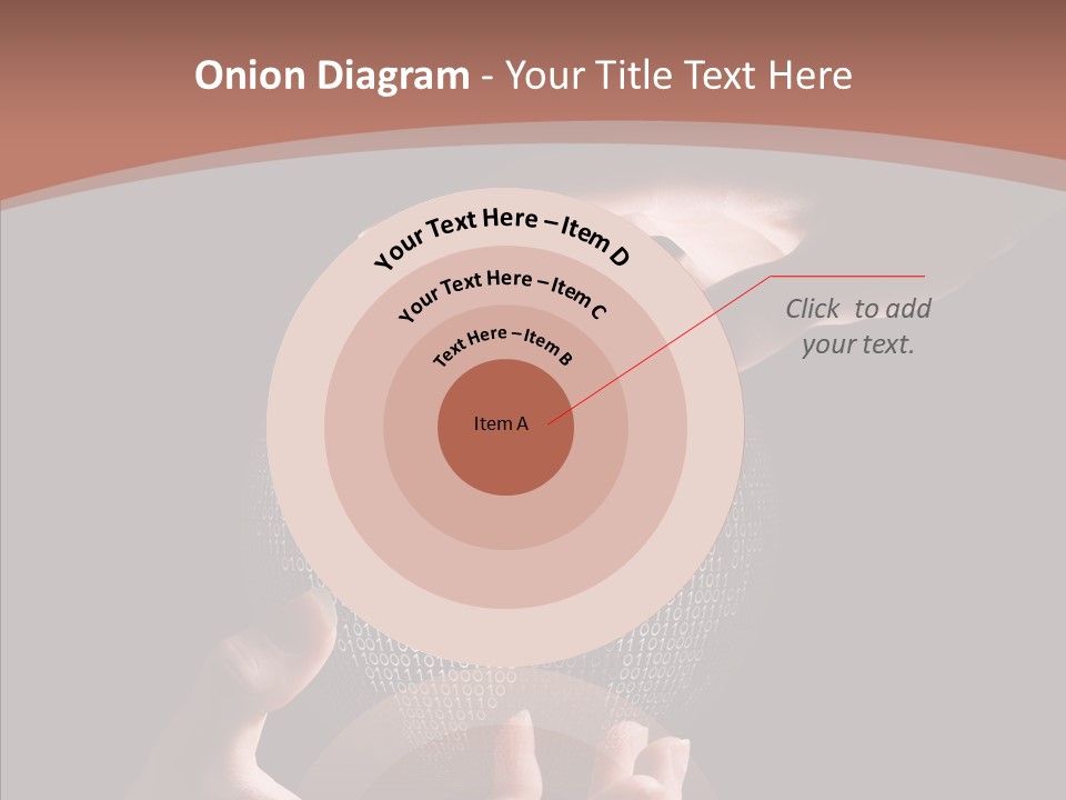 Glow Fingers Unite PowerPoint Template