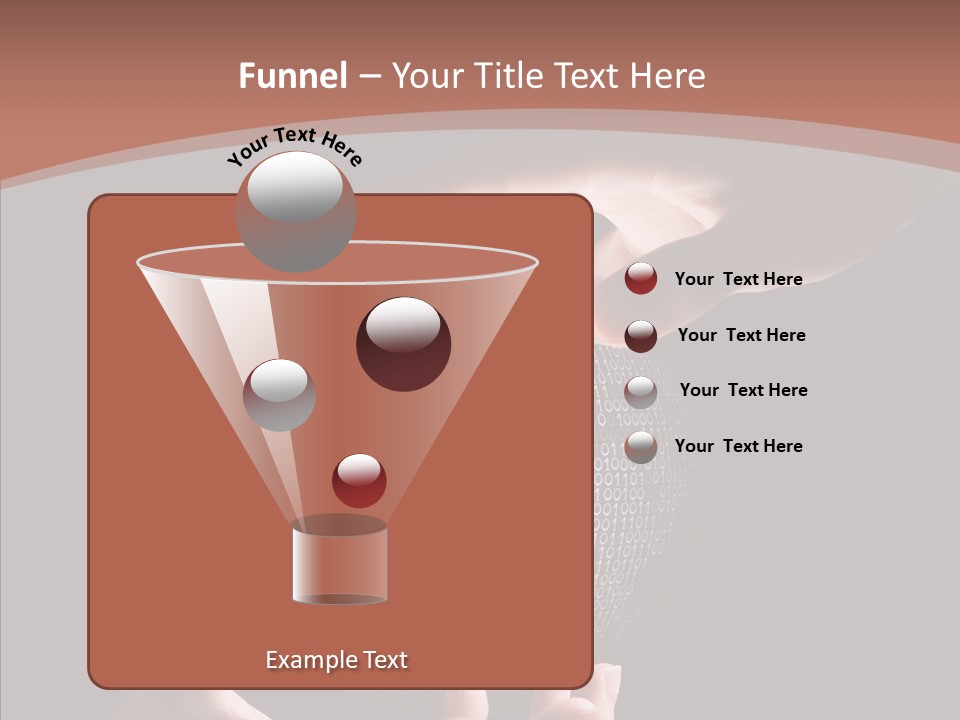 Glow Fingers Unite PowerPoint Template
