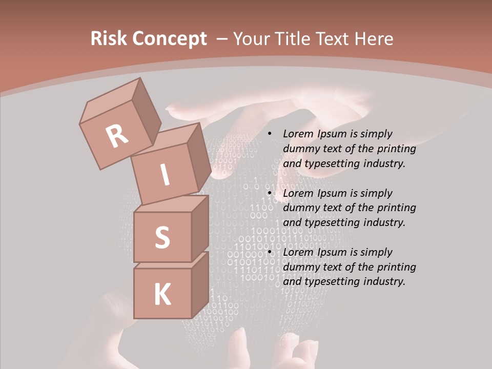 Glow Fingers Unite PowerPoint Template