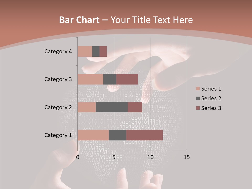 Glow Fingers Unite PowerPoint Template
