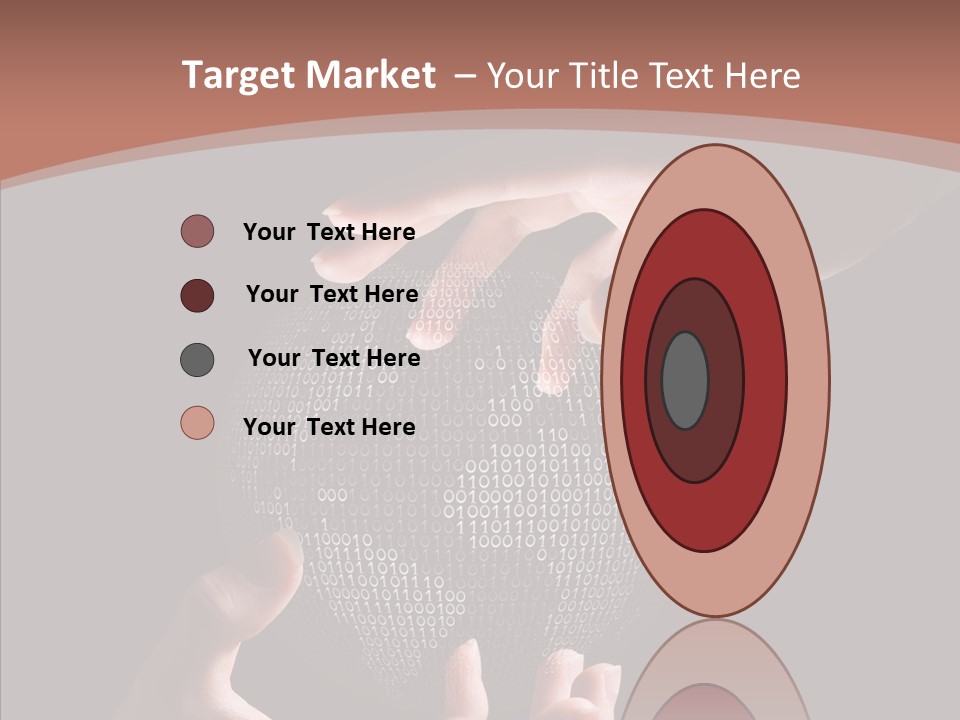 Glow Fingers Unite PowerPoint Template