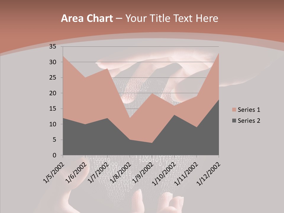 Glow Fingers Unite PowerPoint Template