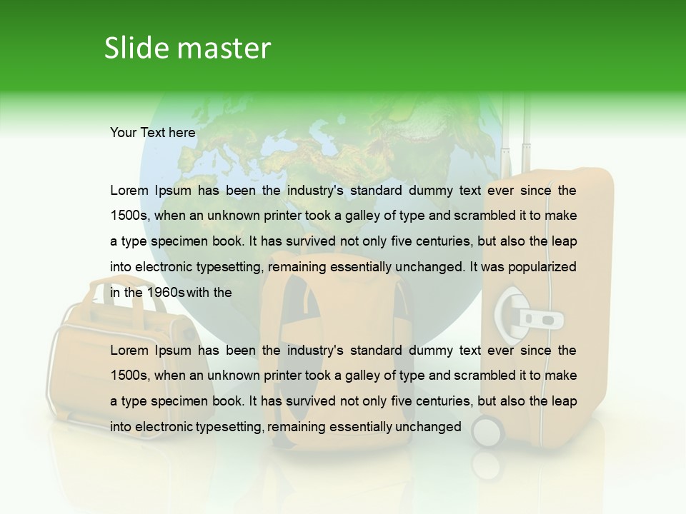 Interior Sit Windows PowerPoint Template