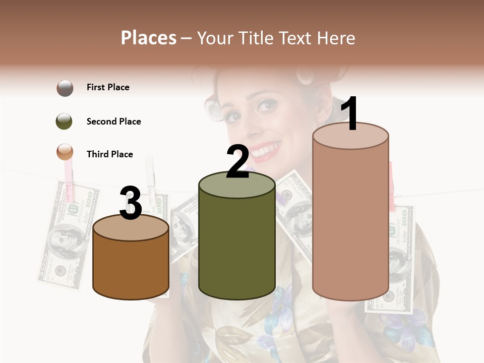 Business Person Banknote PowerPoint Template