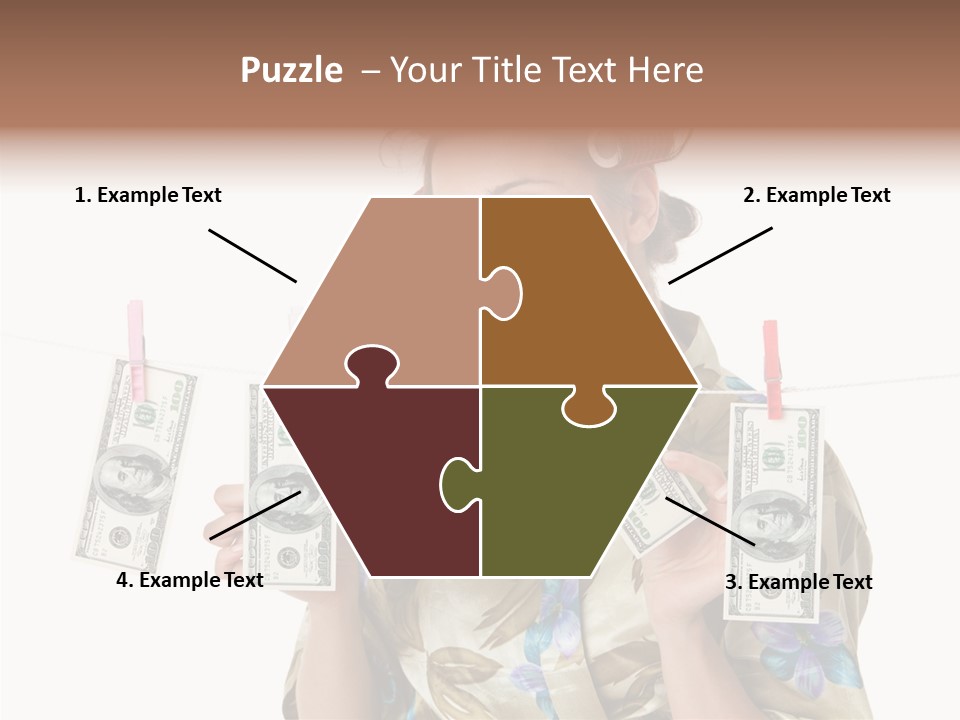 Business Person Banknote PowerPoint Template