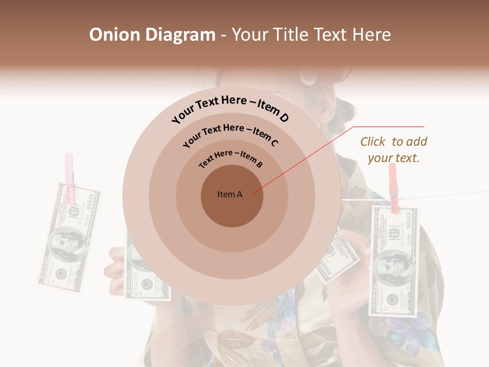 Business Person Banknote PowerPoint Template
