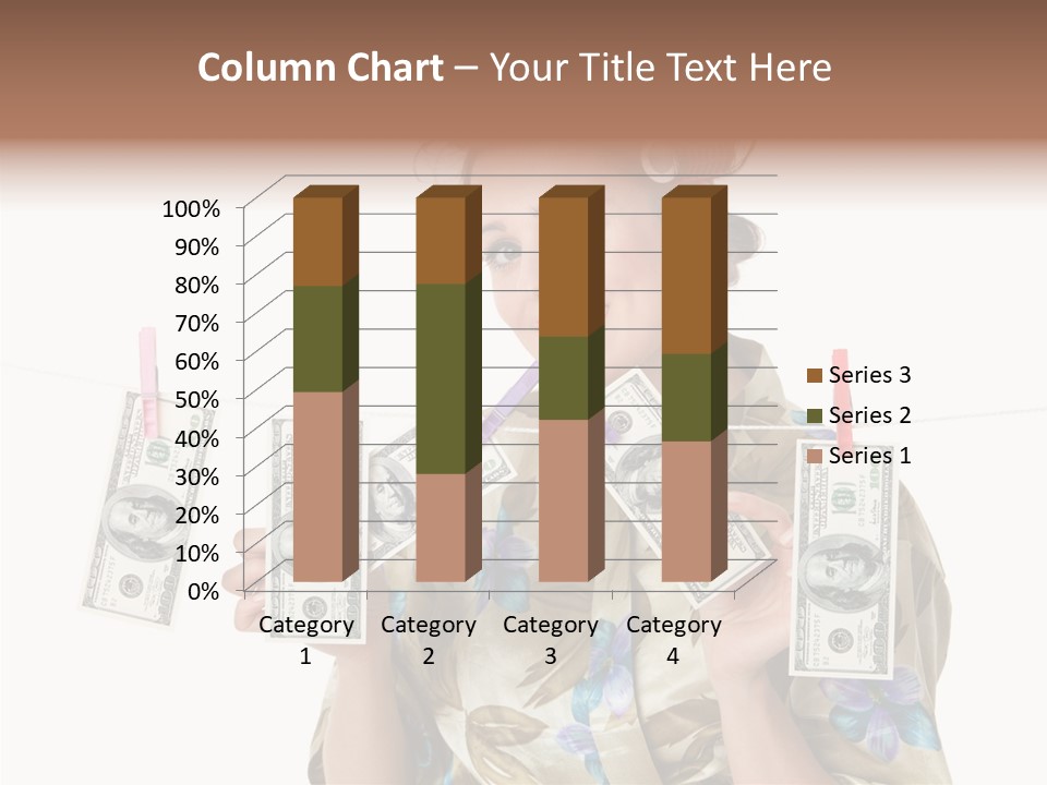 Business Person Banknote PowerPoint Template