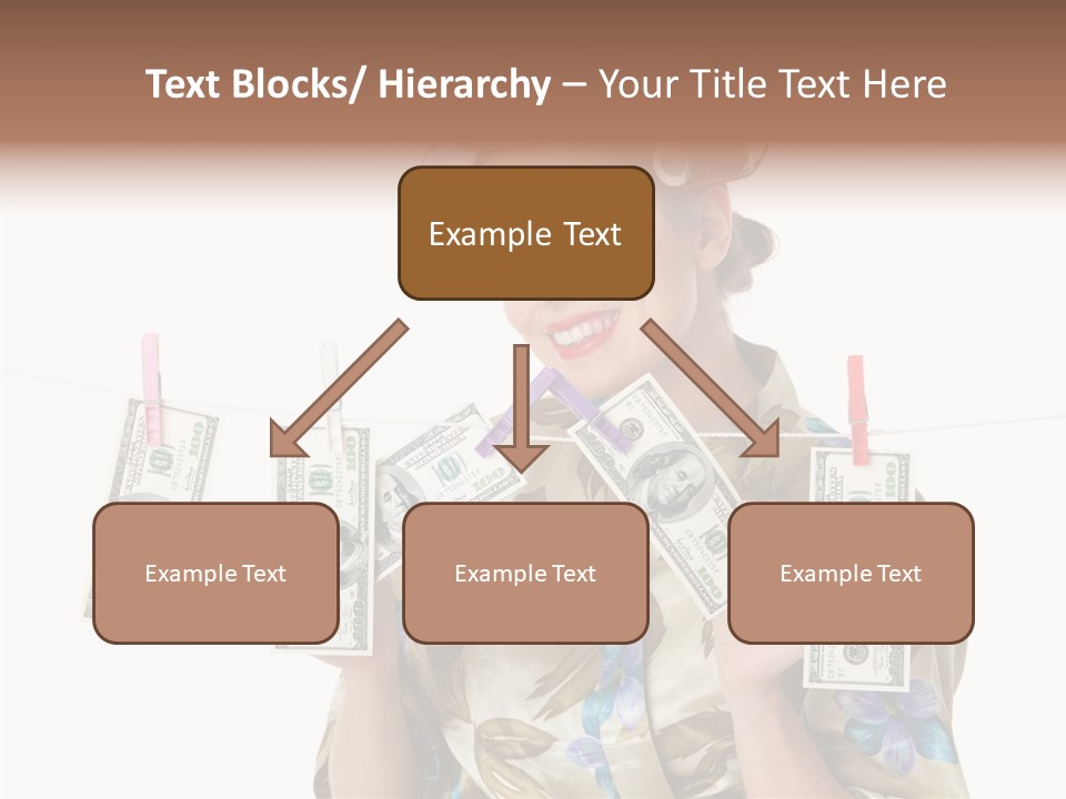 Business Person Banknote PowerPoint Template