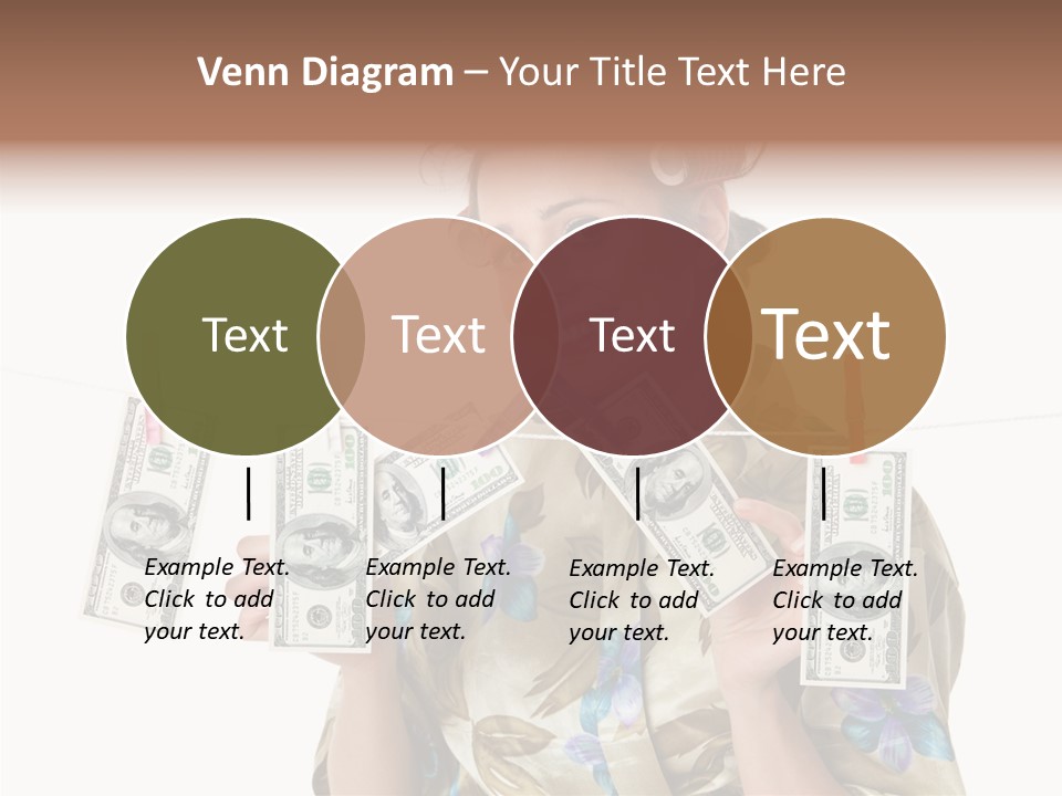 Business Person Banknote PowerPoint Template