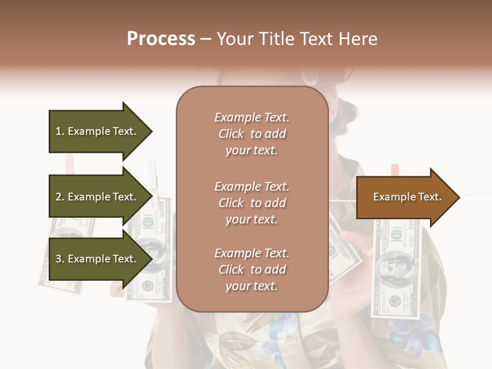 Business Person Banknote PowerPoint Template
