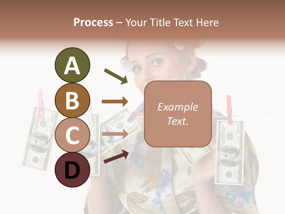 Business Person Banknote PowerPoint Template