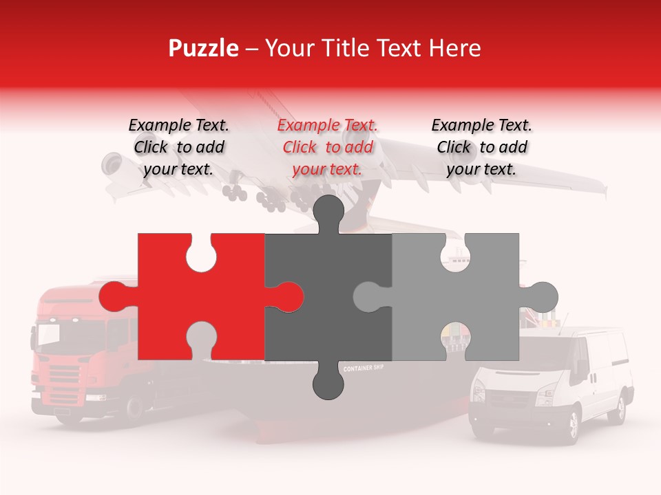 Transport Sky Speed PowerPoint Template