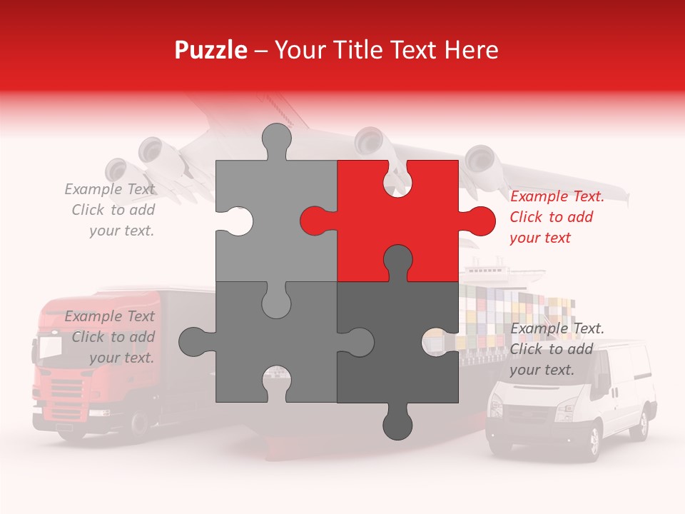 Transport Sky Speed PowerPoint Template