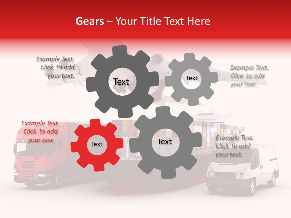 Transport Sky Speed PowerPoint Template