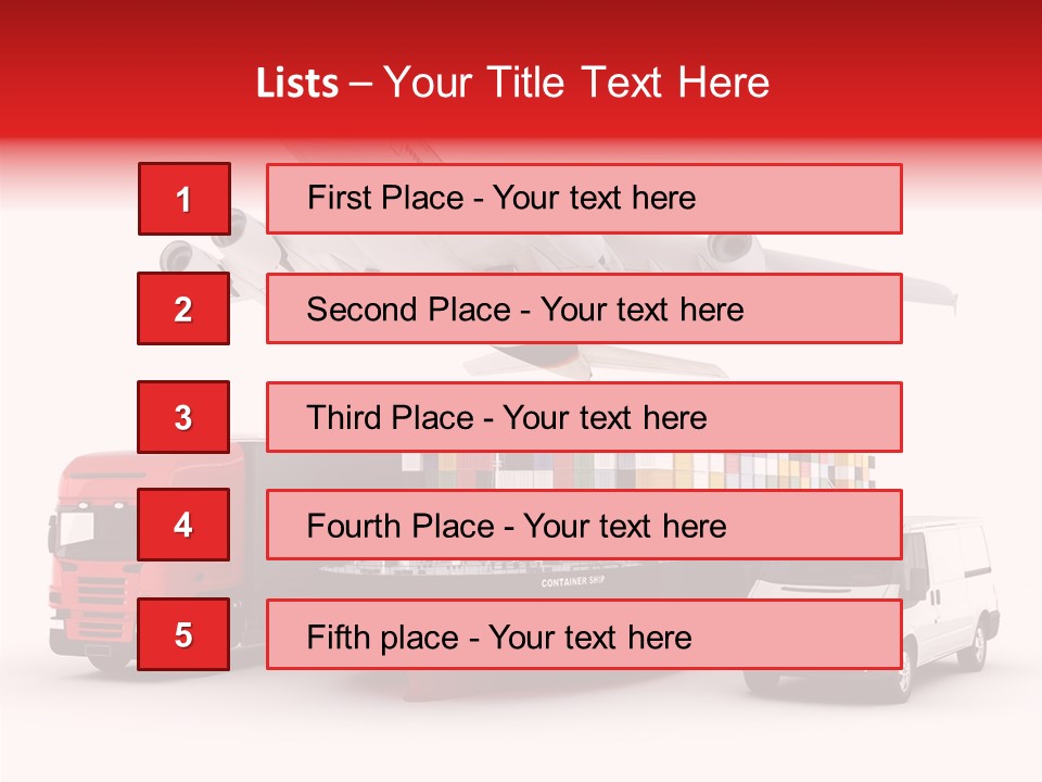 Transport Sky Speed PowerPoint Template