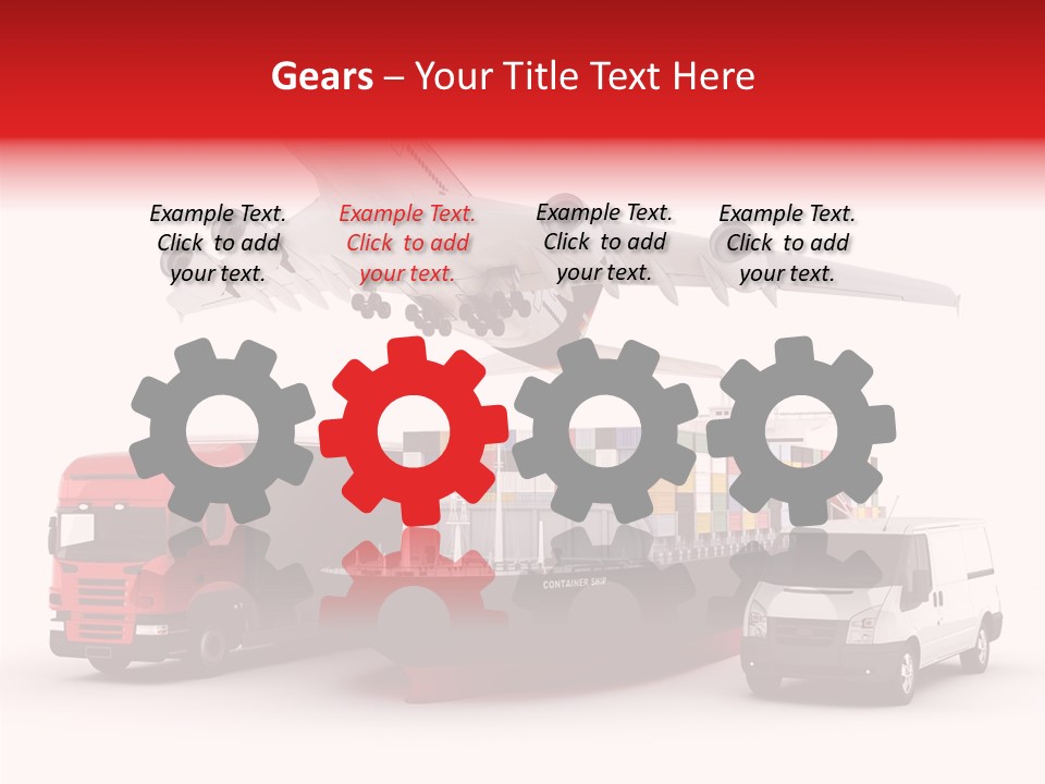 Transport Sky Speed PowerPoint Template