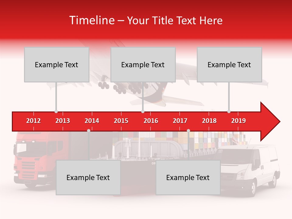 Transport Sky Speed PowerPoint Template