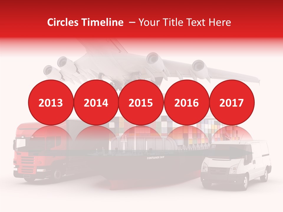 Transport Sky Speed PowerPoint Template