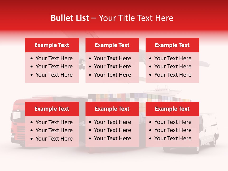 Transport Sky Speed PowerPoint Template