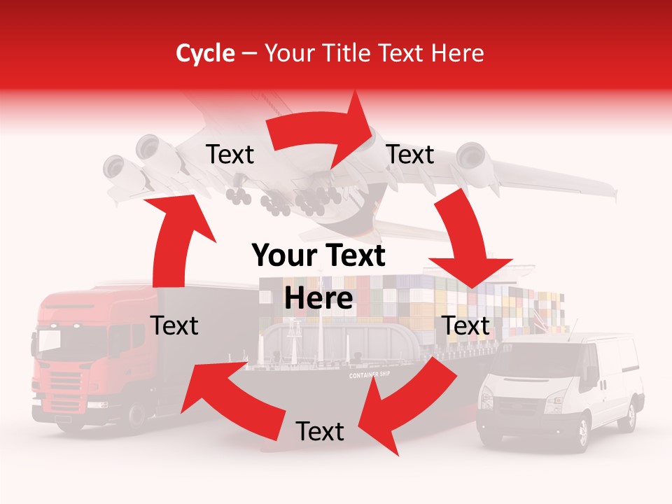 Transport Sky Speed PowerPoint Template