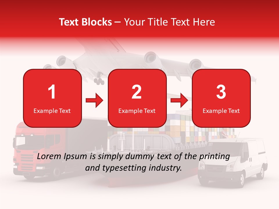 Transport Sky Speed PowerPoint Template