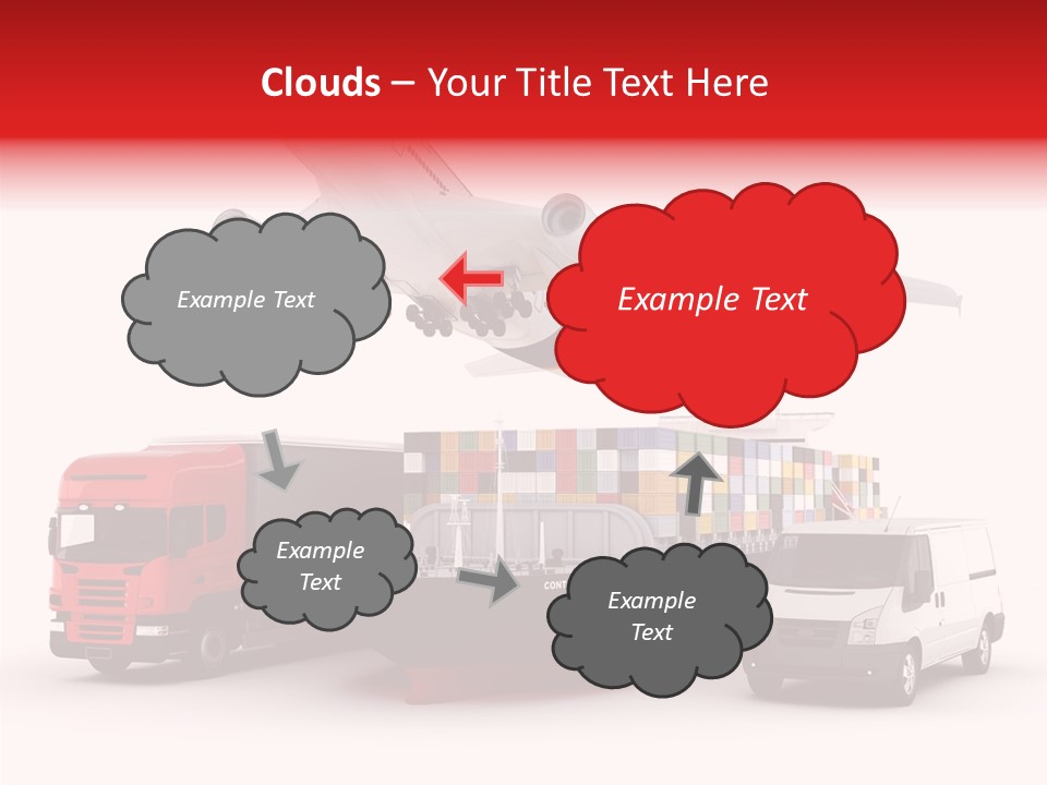 Transport Sky Speed PowerPoint Template
