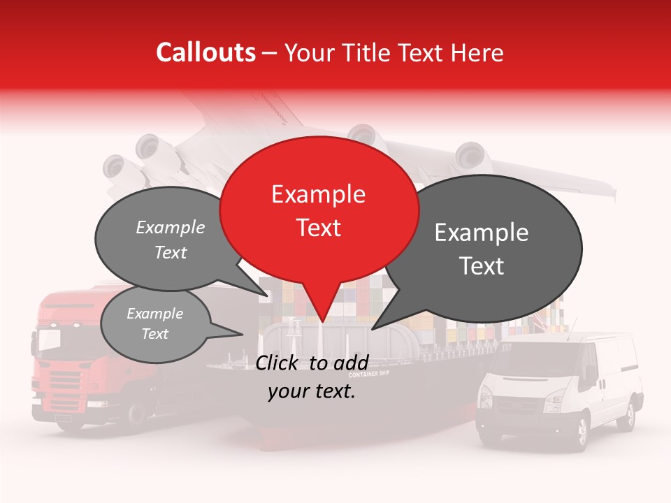 Transport Sky Speed PowerPoint Template