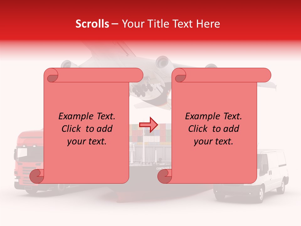 Transport Sky Speed PowerPoint Template