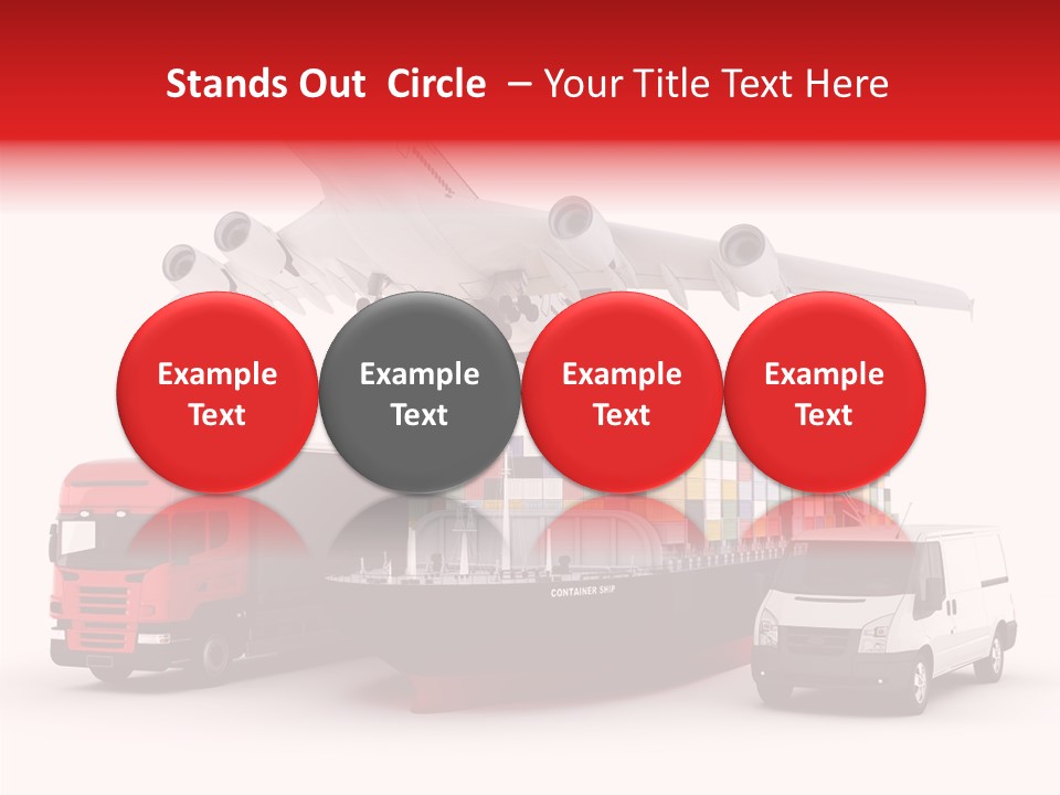 Transport Sky Speed PowerPoint Template