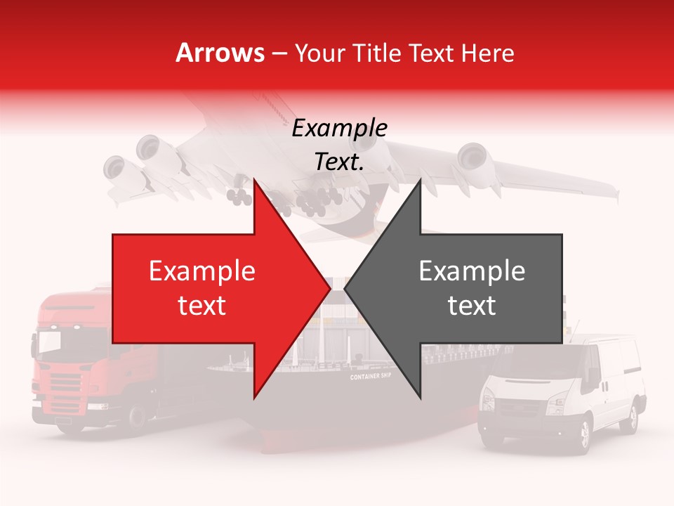 Transport Sky Speed PowerPoint Template