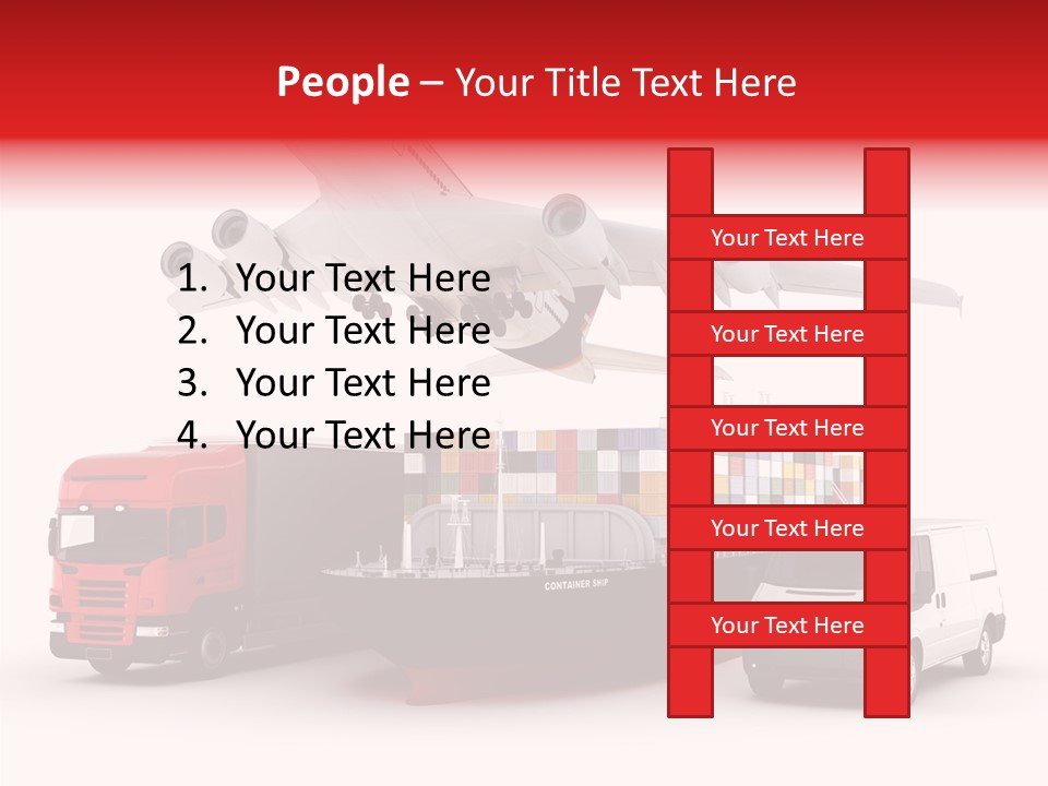 Transport Sky Speed PowerPoint Template