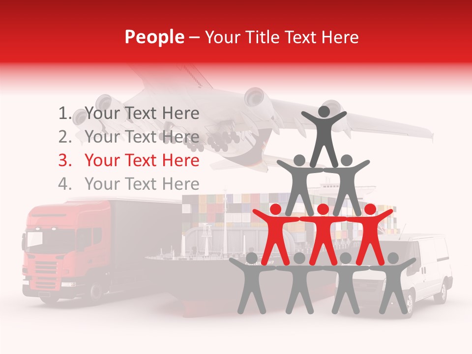 Transport Sky Speed PowerPoint Template