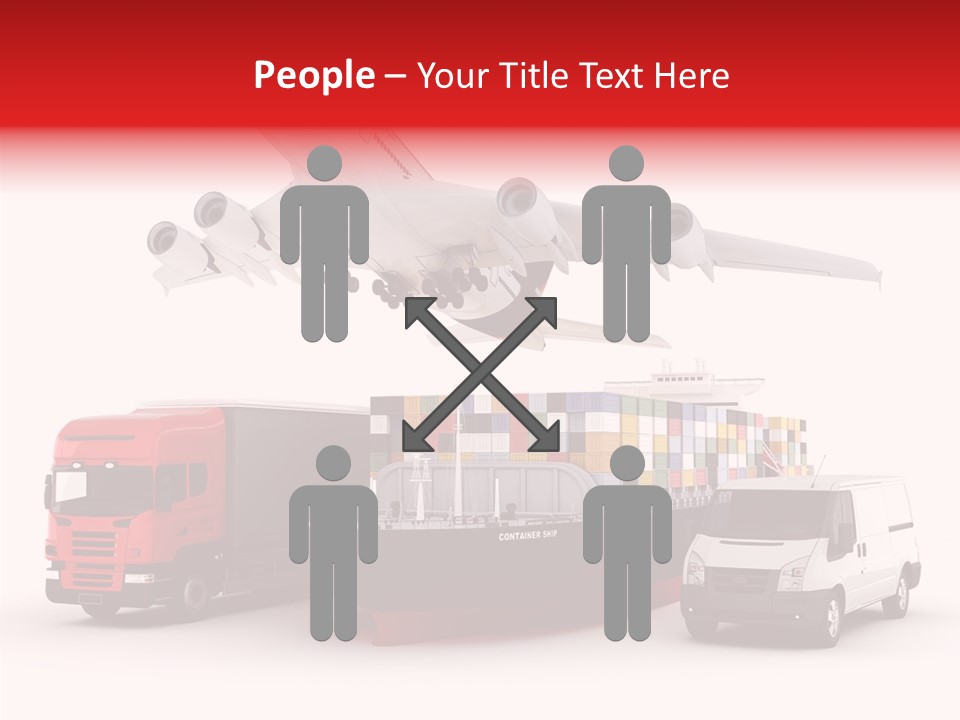 Transport Sky Speed PowerPoint Template