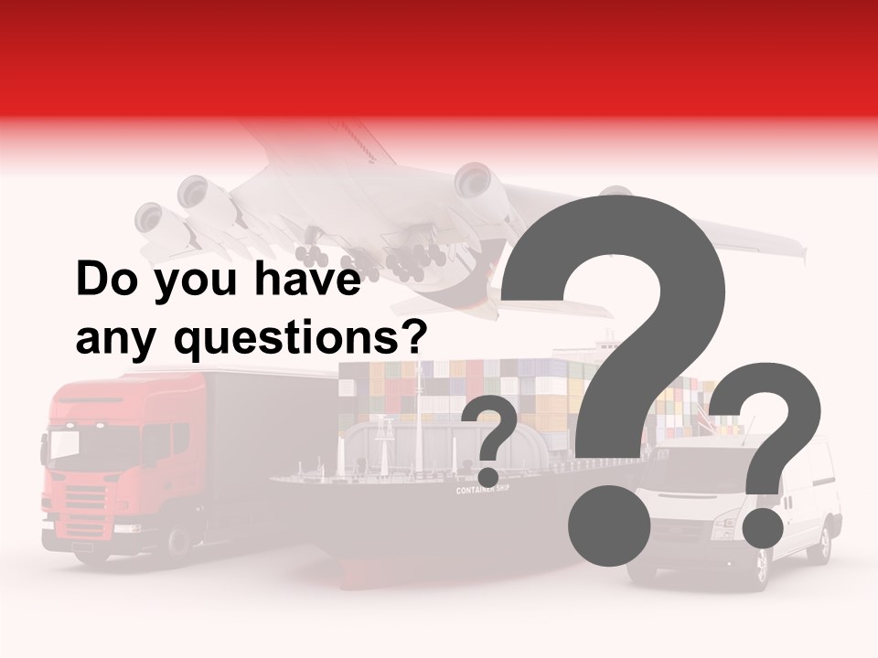 Transport Sky Speed PowerPoint Template