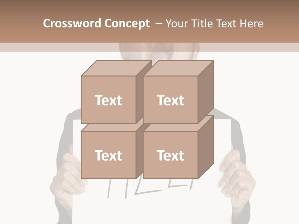 Help Message Women PowerPoint Template