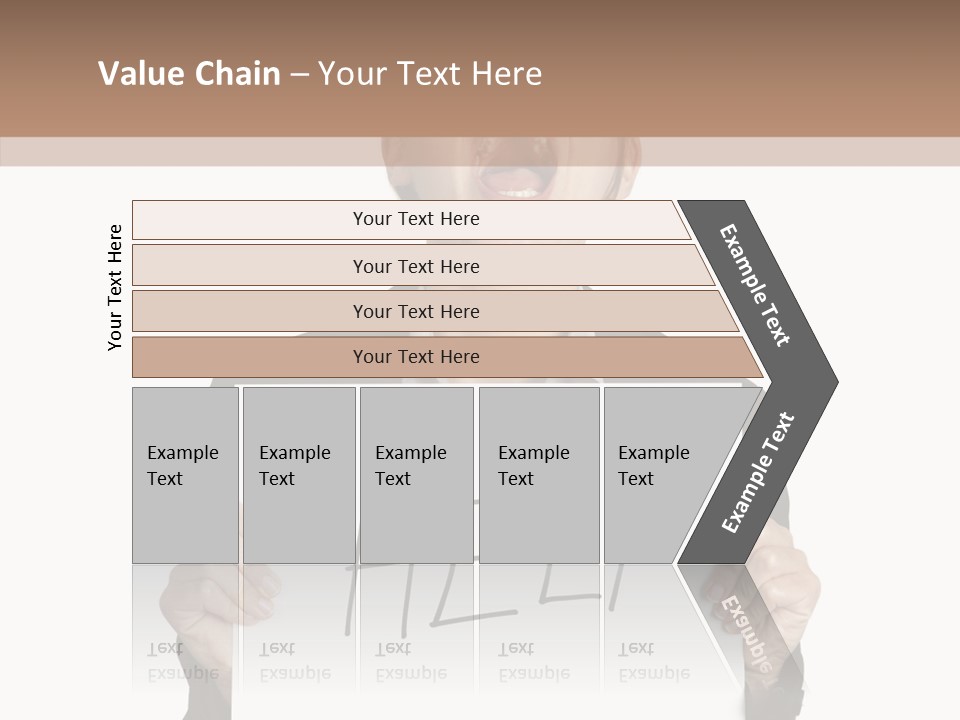 Help Message Women PowerPoint Template