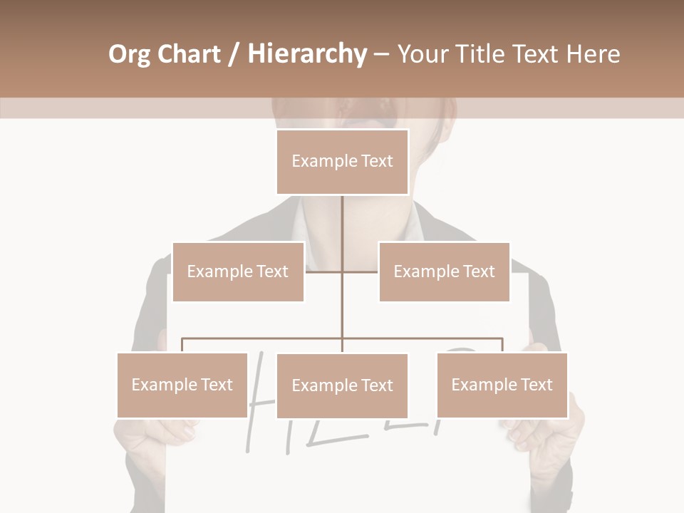 Help Message Women PowerPoint Template