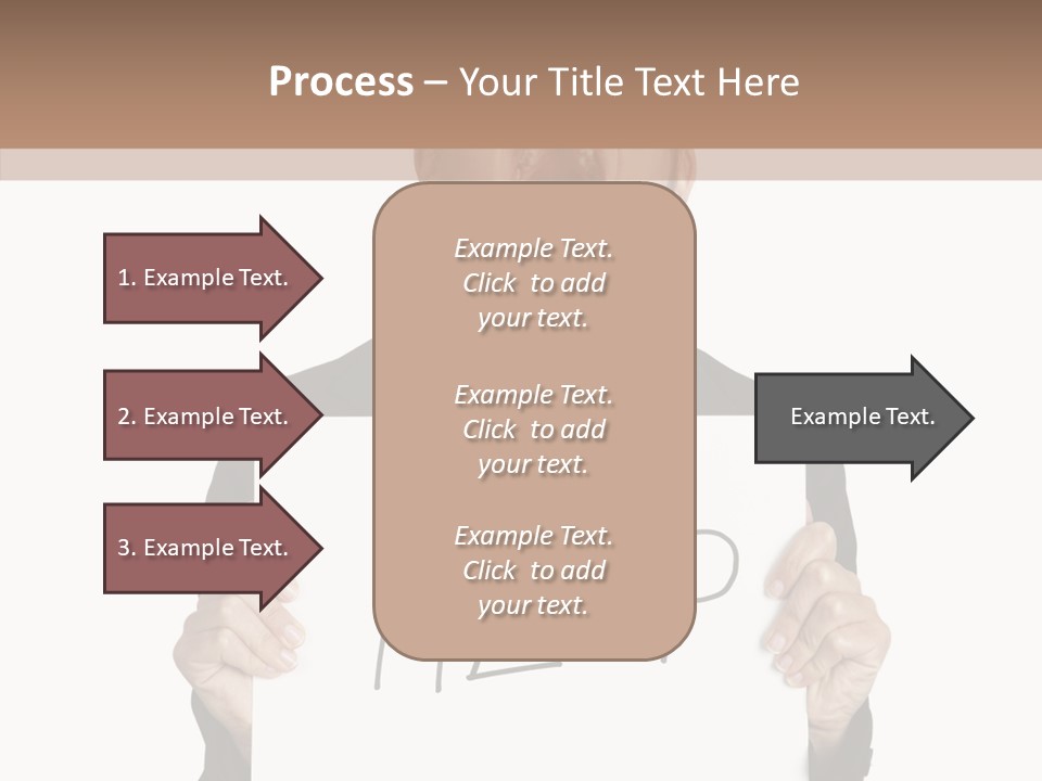 Help Message Women PowerPoint Template