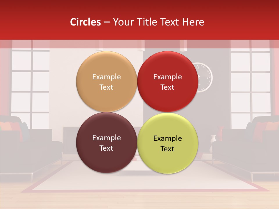Interior Sit Windows PowerPoint Template