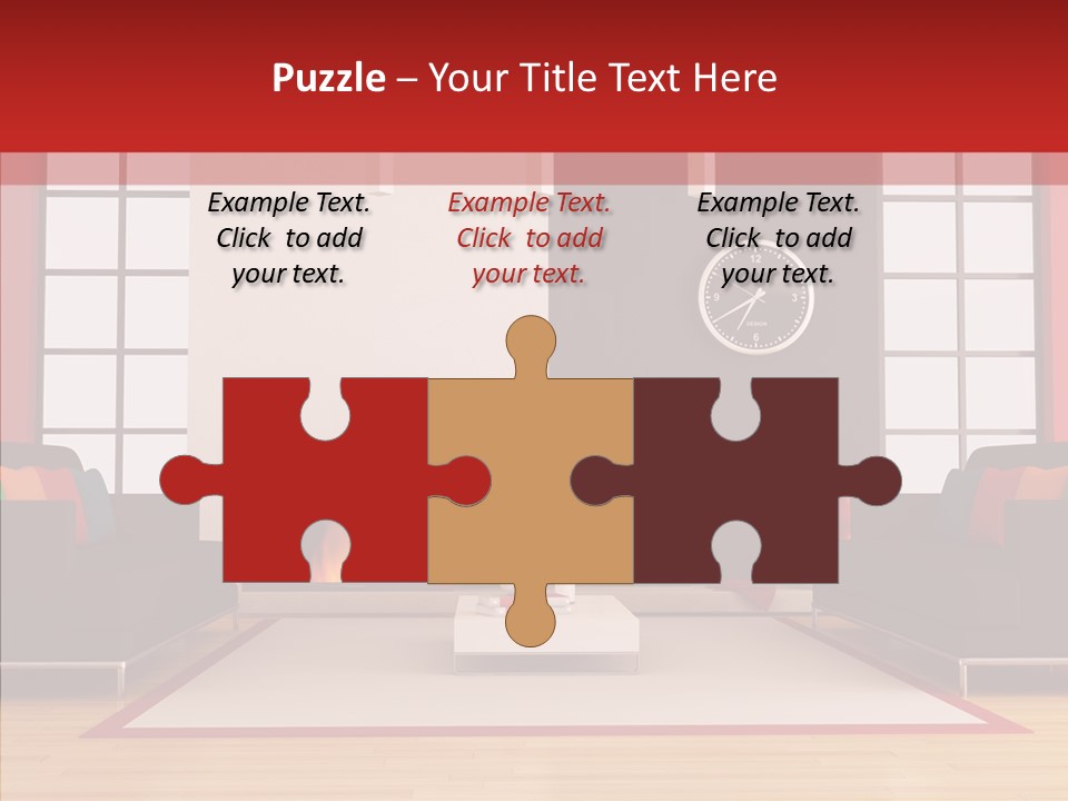 Interior Sit Windows PowerPoint Template