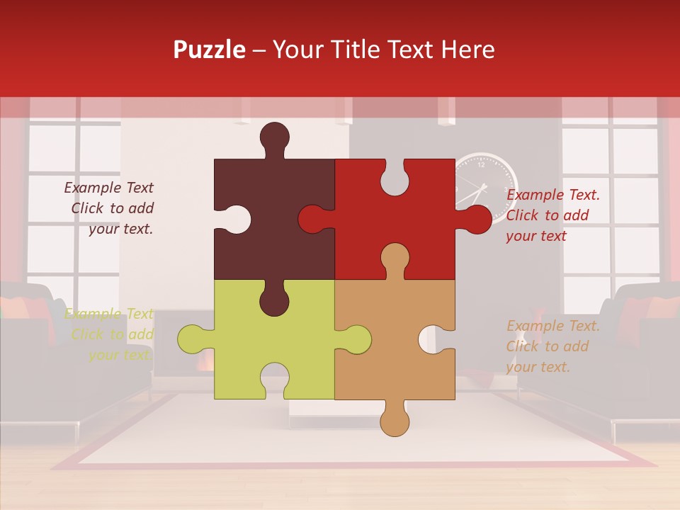 Interior Sit Windows PowerPoint Template