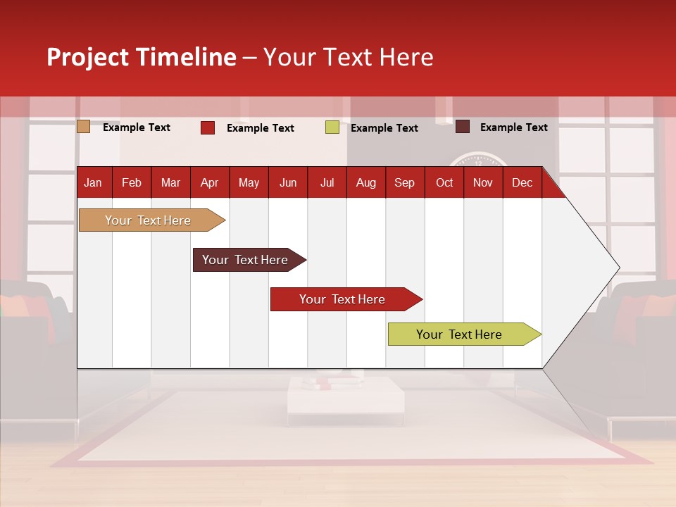 Interior Sit Windows PowerPoint Template