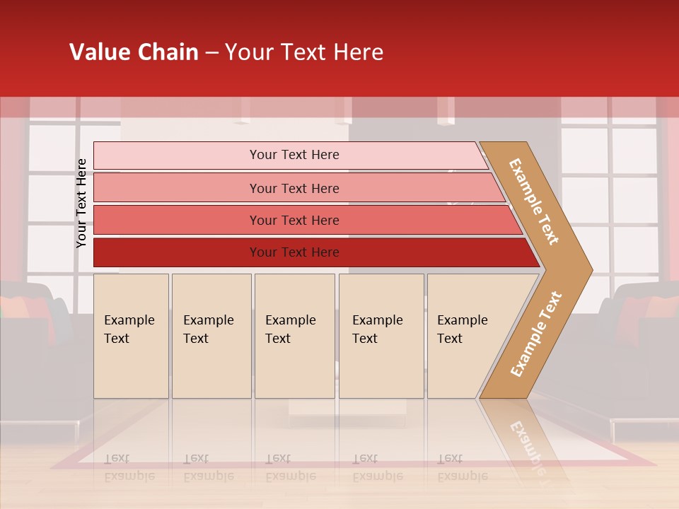 Interior Sit Windows PowerPoint Template