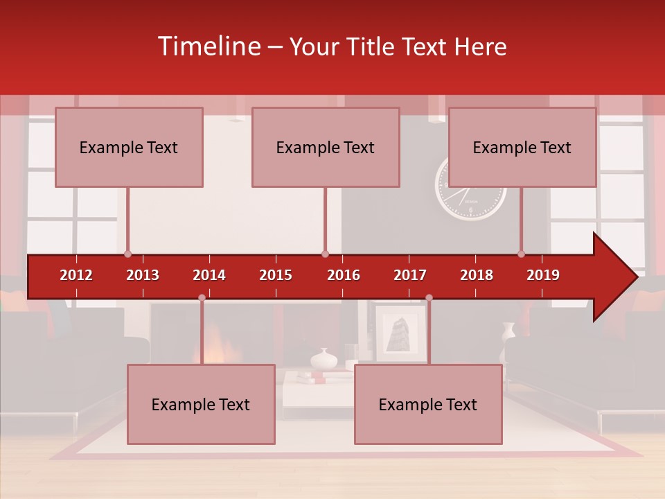 Interior Sit Windows PowerPoint Template