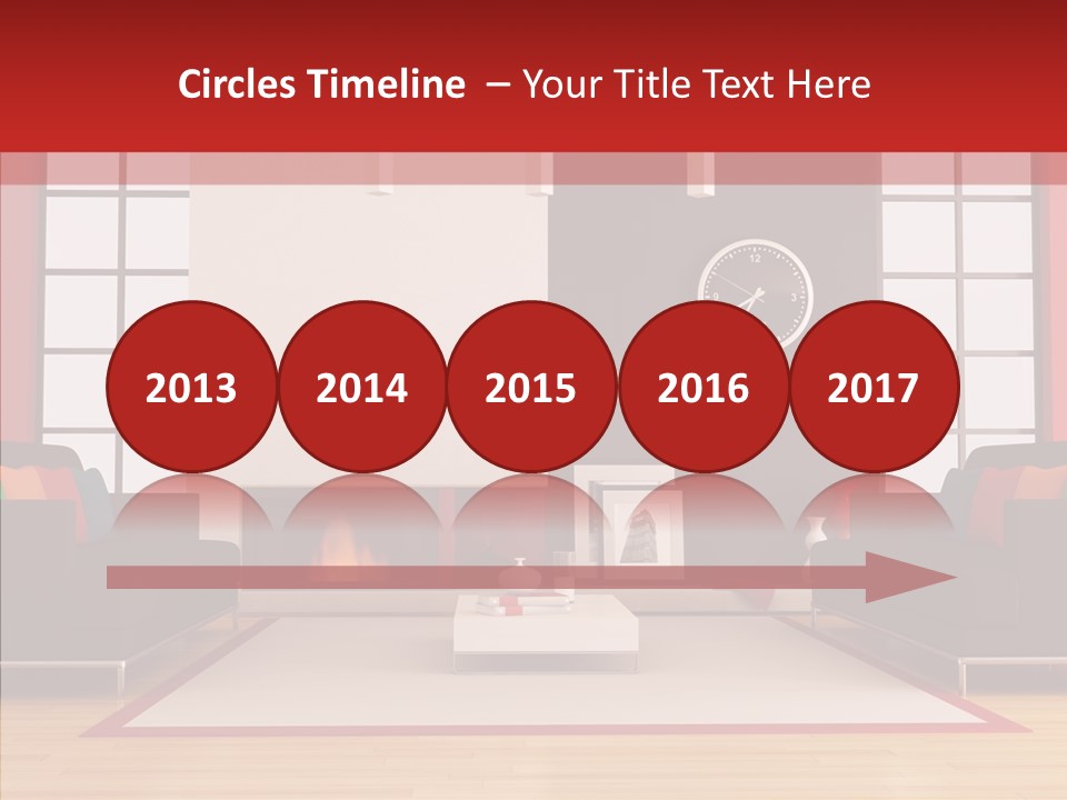 Interior Sit Windows PowerPoint Template