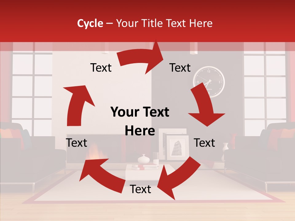 Interior Sit Windows PowerPoint Template