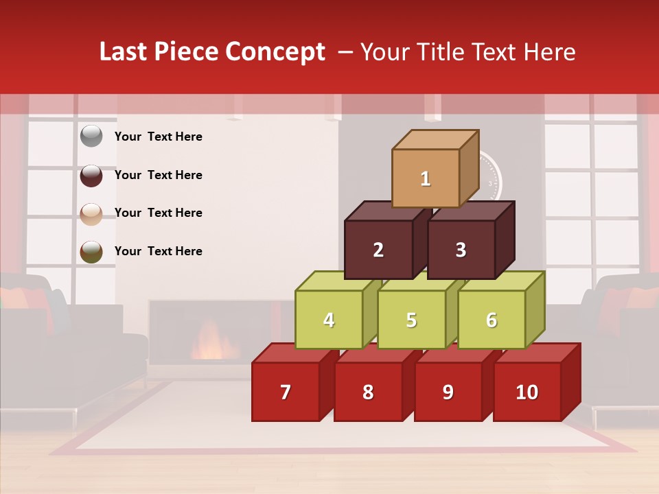 Interior Sit Windows PowerPoint Template